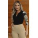 044989 - Blusa Ramany Manga 3/4 